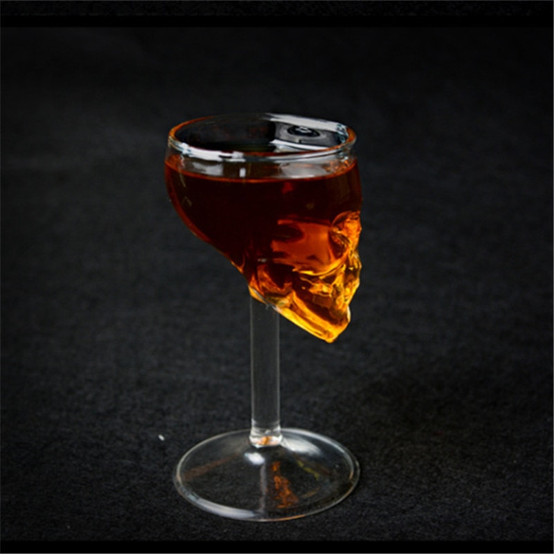 Creatieve Schedel Wijnglas Transparante Beker Whisky Wodka Wijnglas Schedel Cocktail Cup Bier Kopjes