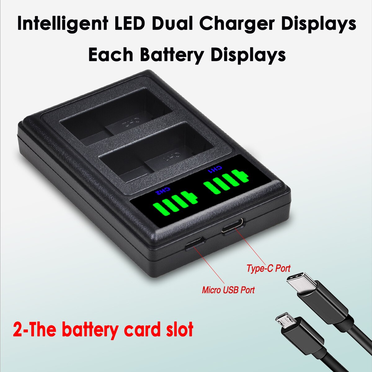 3x EN-EL15C En EL15C EL15 Batterij + Led Charger Met Type-C Voor Nikon Z5, Z6, z6 Ii, Z7, Z7 Ii 1 V1, D750, D780, D800, D810