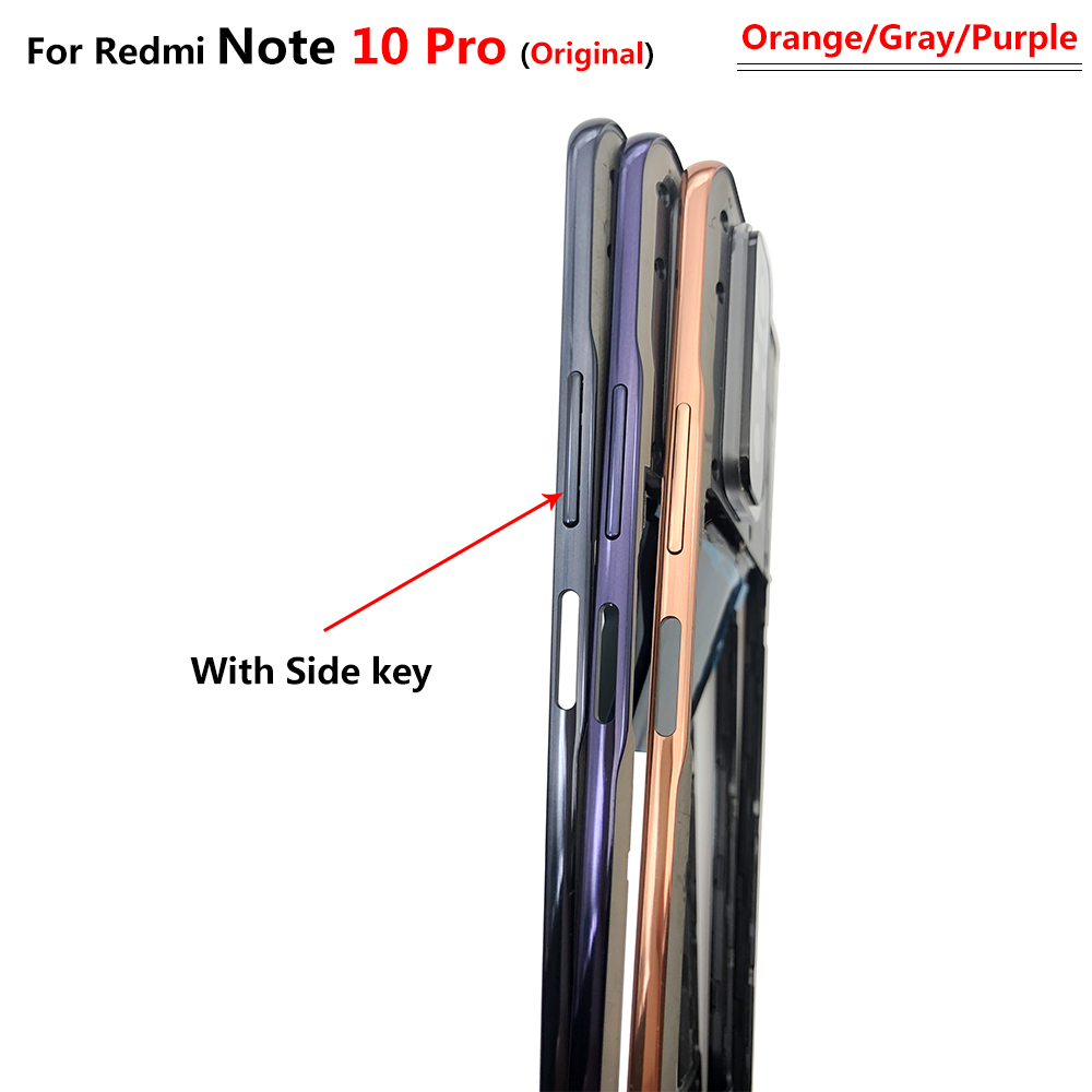 Rear Back Camera Glass Lens With Frame For Redmi Note 10S 10 Note10 Pro Cell Phone Repair