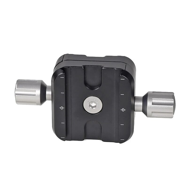 XILETU QR-50B doppio strato rapido caricamento morsetto sede universale treppiede sgancio rapido morsetto supporto per Macro piastra panoramica Shot