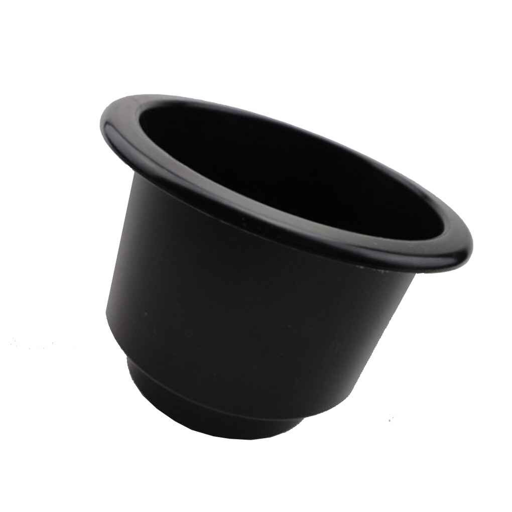 Copa de plástico negra para bote soporte para latas de bebidas reemplazo para barco marino RV Universal