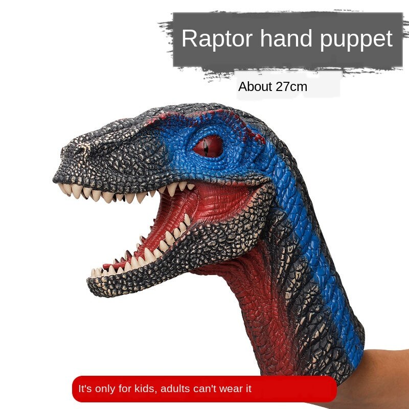 Dinosaur Hand Puppet Soft Vinyl Rubber Animal Head Hand Puppet Figure Toys Gloves For Children Model kids puppets: 13