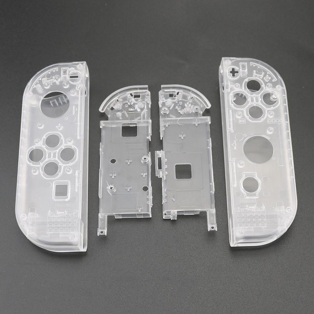 Jcd Voor Nintendo Switch Console Vreugde Con Clear Behuizing Shell Case Vervanging Onderdelen Diy Shell Transparante Joycon Ns Joystick