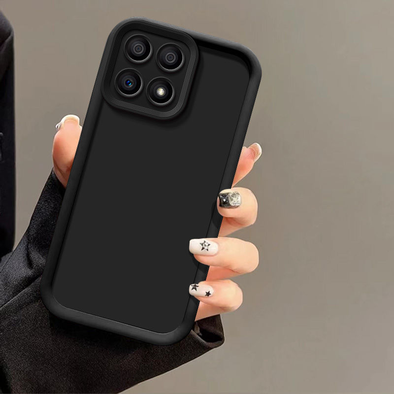 Para Honor X6A funda Honor X6a funda de teléfono paquete completo mate anticaída cubierta protectora suave: Azul