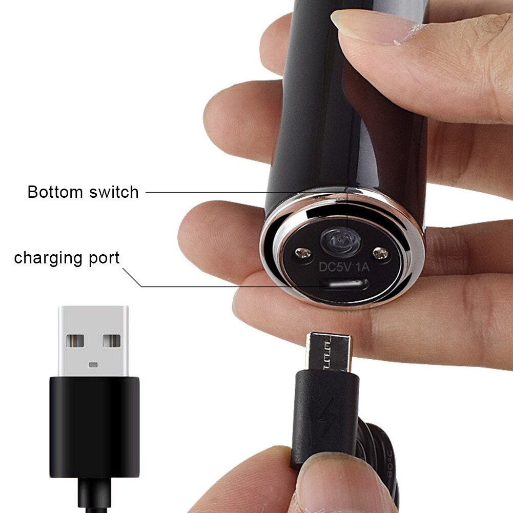 Cordless Electric Rechargeable Hair Trimmer Waterproof Hair Clipper Haircut with LCD Digital Display t6