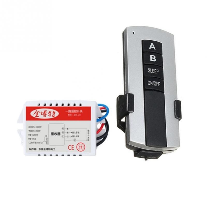 1/2/3 Ways ON/OFF AC Wireless Receiver Lamp Light Remote Control Switch 200V-240V Smart Wireless Switch