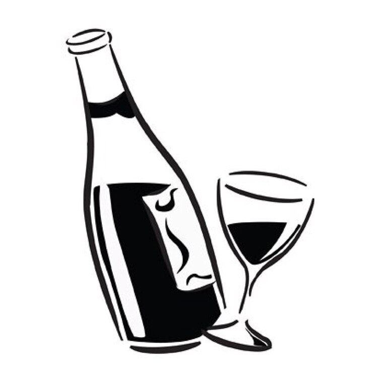 Kichen Wine Shaped Wall Sticker Bar Pub Home Wine Wall Art Decor, Drink Wine Vinyl Decal With Wine Glass Sticker