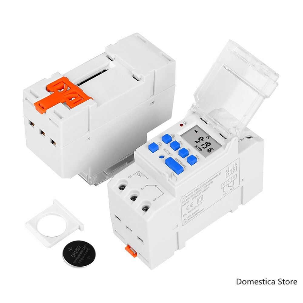 TM615-16A 220V Programmable Digital Timer Switch Relay Control Programmable Digital Industrial Time Switch Relay Timer