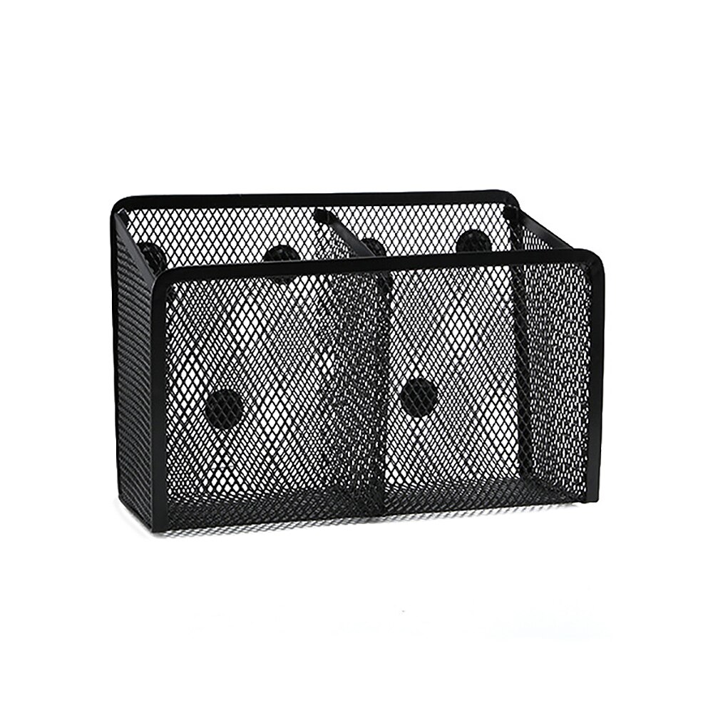 Panier magnétique en maille métallique, boîte de rangement pour stylos à craie, casier de maquillage, accessoires pour tableau blanc: B