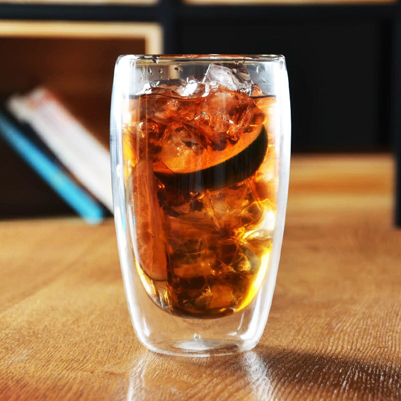 Denemarken Bodum Double Wall Bar Cafe Thee Koffie Cup Cocktail Wijn Bril Verre Thule Tumbler Bicchieri Vetro Xicaras Theekopje