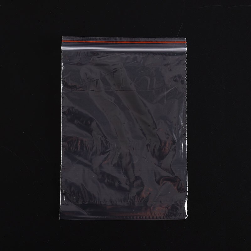 500 Stks/pak Sieraden Ziplock Zip Rits Lock Hersluitbare Plastic Poly Clear Opbergzakken Dikte 4x 6/5x 7/ 6x 9/7x10cm