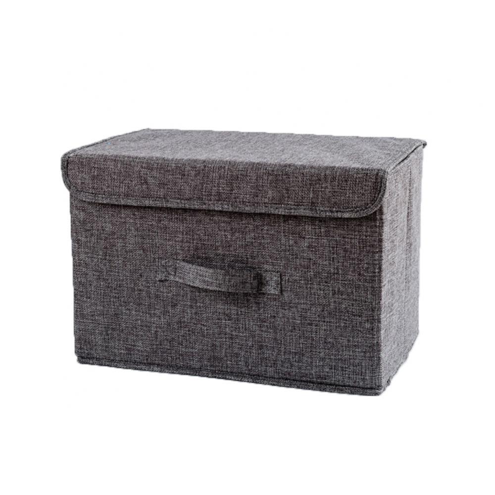 Foldable Clothing Underwear Socks Storage Container Home Wardrobe Organizer Storage Box organizador armario коробка для хранения: Grey / L
