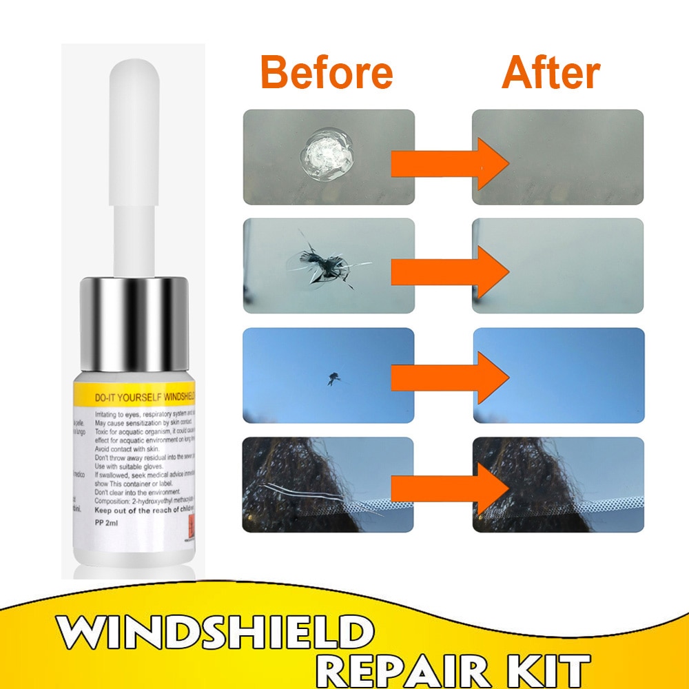 Voorruit Window Reparatie Kit Glas Voorruit Herstellen Repareren Gereedschap Set Kras Crack Reparatie Kit Auto Reparatie Tool Set