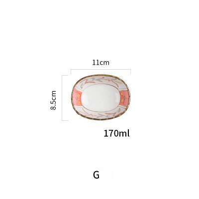 Salsas japonesas de forma especial, cuencos de inmersión, plato de salsa de ingredientes para condimentos de restaurante, tazón de sushi: G