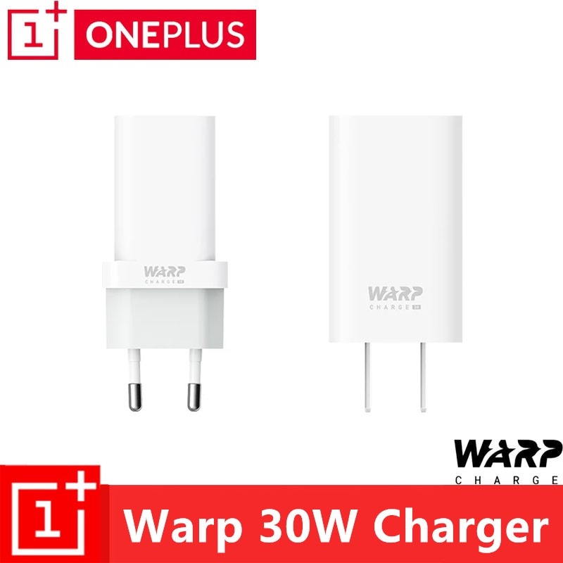 Originele Oneplus Warp Lading 30 Power Adapter Oneplus 7 7T Pro 6 T Warp 30W Eu Charger Eu/Ons Warp Charger Cable Quick Lading 30W