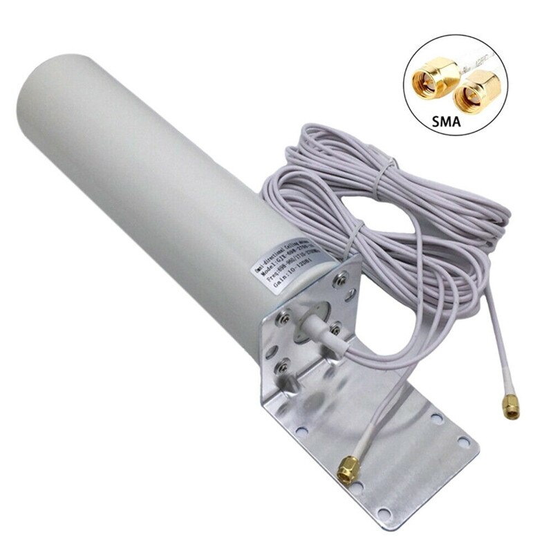 3G 4G 5G LTE Signal Booster Dual Band Sma Male Antenna Outdoor Fixed Bracket Wall Mount LTE Router Modem Aerial Signal Booster: SMA connector