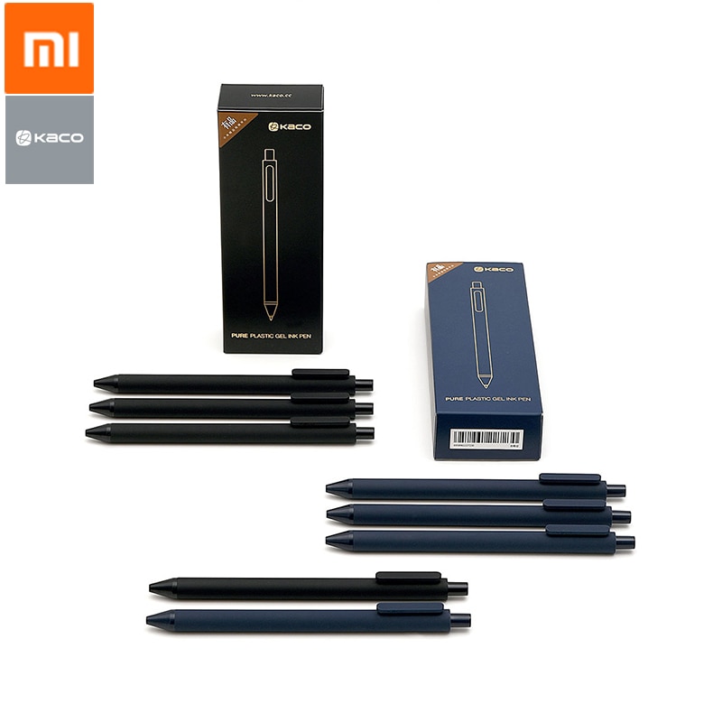 Original Xiaomi Mijia Kaco Pen 0.5mm Gel Pen Signing Pen Core Durable Signing Pen Refill Smooth Writing for School Office