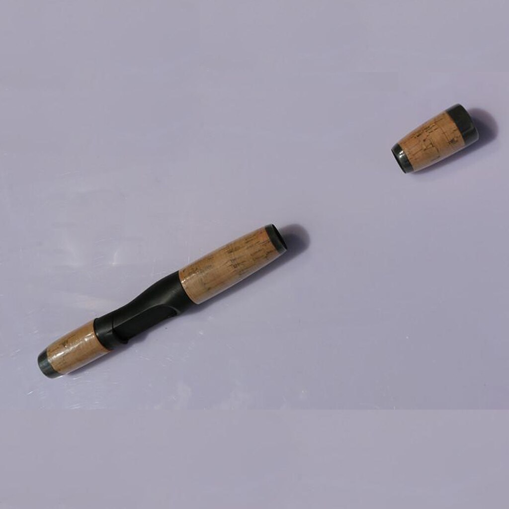 Asiento de carrete de pesca portátil, mango de caña giratoria, agarre de corcho para caña de pescar DIY, aparejos de reparación de construcción