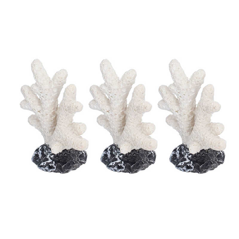 Artificial Coral Plant Lifelike Simulation Resin Coral Harmless for Fish Tank for Aquarium Landscape
