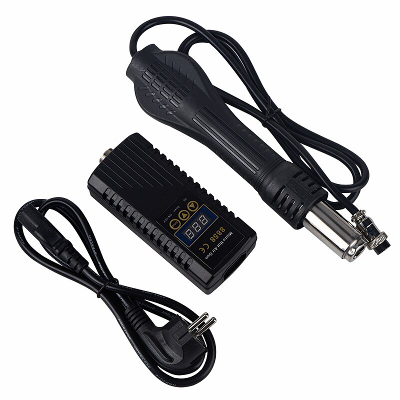 Jcd 700W Micro Heteluchtpistool Rework Solderen Station Lcd Digitale Heat Gun Föhn Voor Solderen 8858 Lassen reparatie Tools
