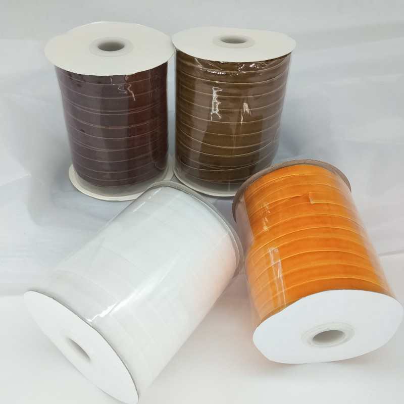 Ruban en velours 10 Yards 3/8 pouces (10mm), décoration de mariage, ruban fait à la main pour emballage , nœud pour cheveux, bricolage,