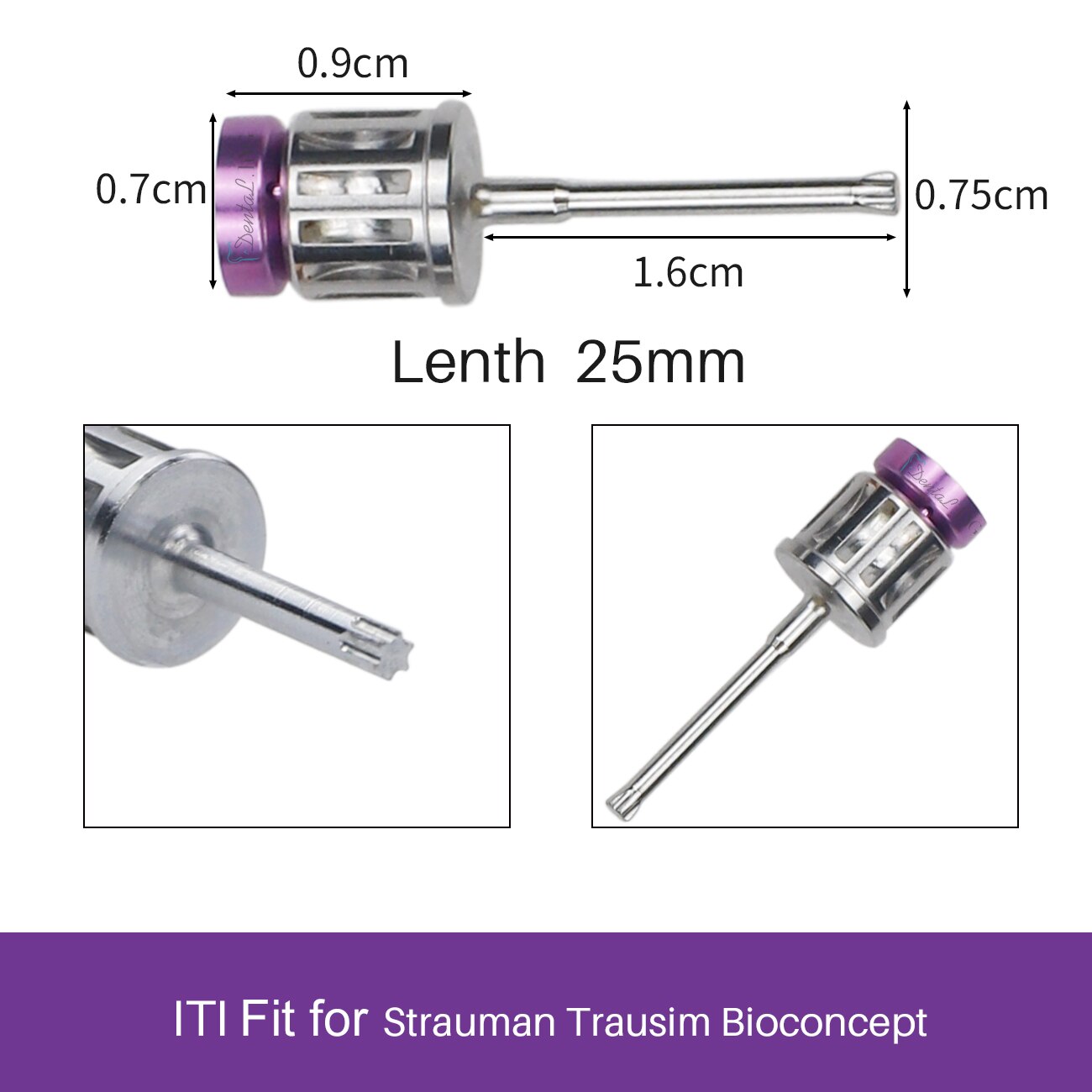 Dental Universal Implant Torque Screwdrivers Wrench Dental Implant Restoration Tool Kit 10-70NCM: L 1PC ITI