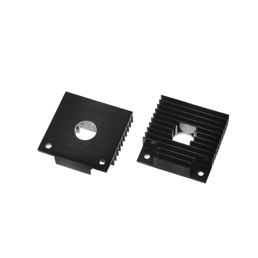 3D Prints Radiator Aluminum Motor Heatsink Extruded Heat Dissipation Electronic Heat Sink for Ender 3 PRO 42 stepper motor: black