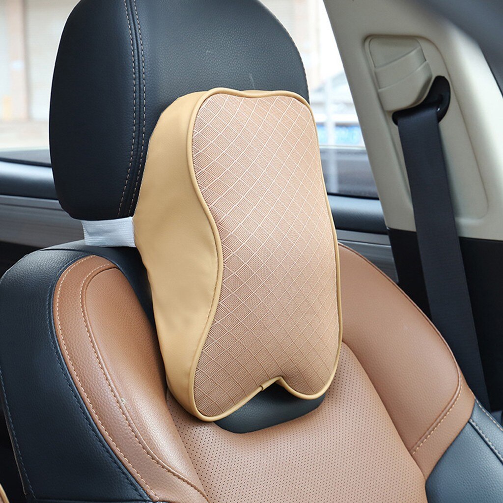 Car Seat Headrest Neck Rest Cushion Auto Seat Head Support Neck Protector Automobiles Seat Neck Rest Memory Cotton