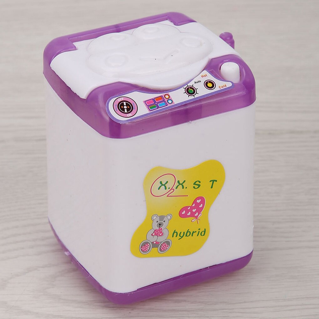 Poppenhuis Wasmachine Wit Mini Wasmachine Kinderen Speelgoed Poppenhuis Meubels Accessoires