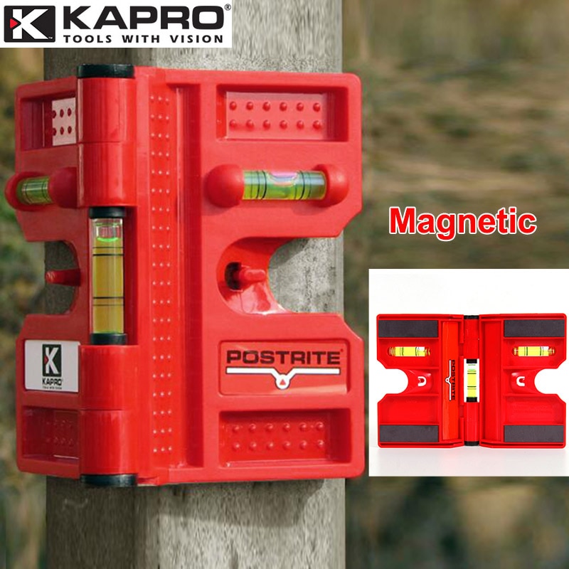 Kapro opvouwbare waterpas, pijpleidingliniaal, waterpasinstrument met magnetische, zeer nauwkeurige waterpas, draagbaar 340
