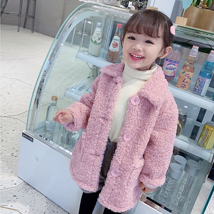 Meisjes Jas Herfst Winter Dikke Warme Meisjes Jas Kinderen Jas Winter Katoen Meisjes Bontjas Kids Baby Bovenkleding Peuters