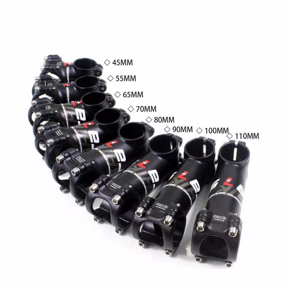 318mm Bike Stem 7 Degree MTB Road Mountain Bike Handlebar Stem 35/45/55/60/65/70/80/90/100/110mm Bicycle Power Parts