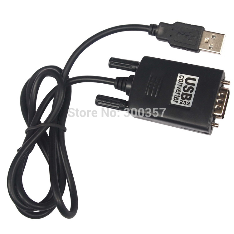 USB to RS232 Male COM Port Serial PDA 9Pin DB9 Serial converter Adapter GPS FTA Cable +cd driver with chipset