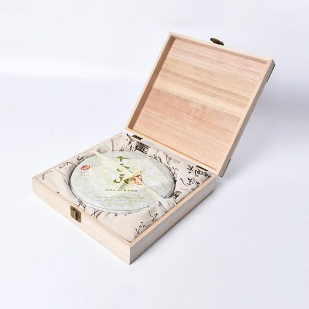 Wooden Tea Box Pallet For Puer Top Lid Cover Carving Clamshell Wrap Home Teabags Storage Container Restaurant DIY Solid