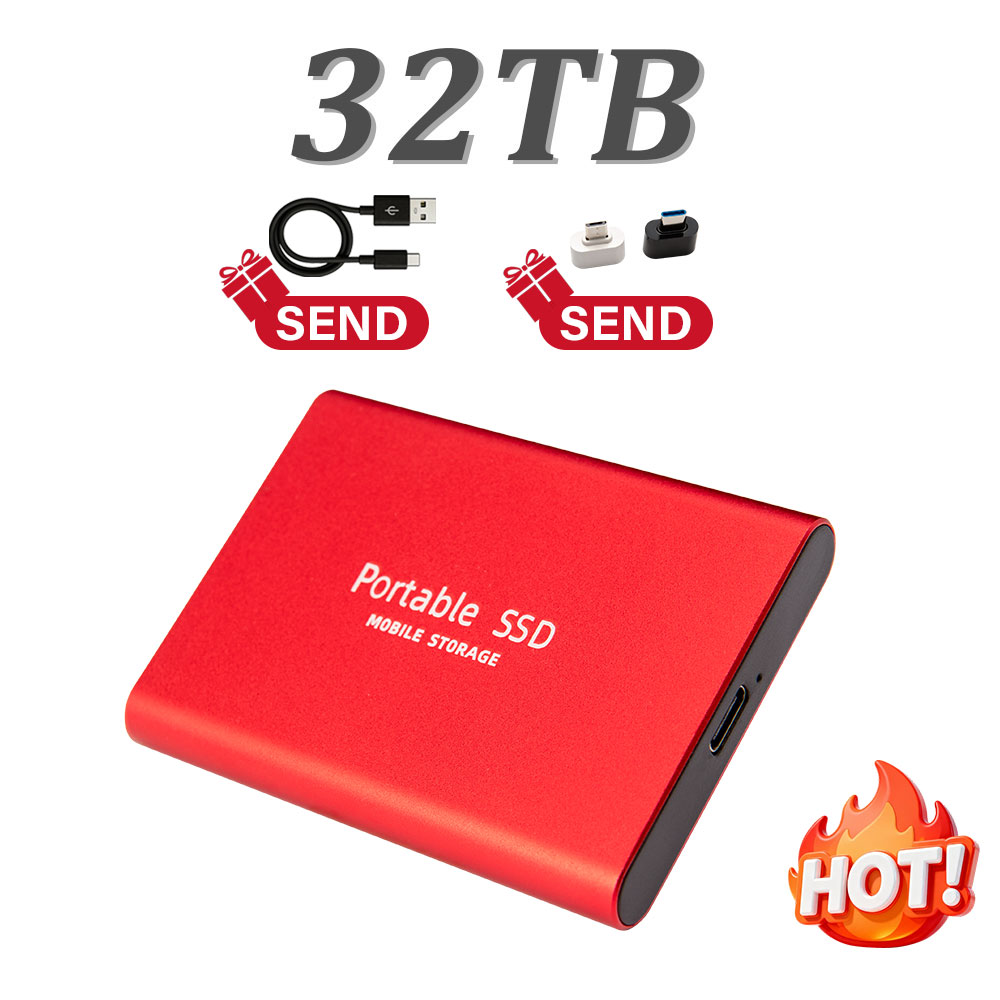 USB 3.1 portable solid-state drive 1TB external portable hard drive 2TBSSD 4TB high solid-state storage, suitable for la