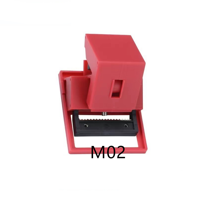 Klem Type Stroomonderbreker Lock Extra Grote Gegoten Case Lucht Schakelaar Lekkage Bescherming Schakelaar Anti Misoperation Veiligheidsslot: Blue
