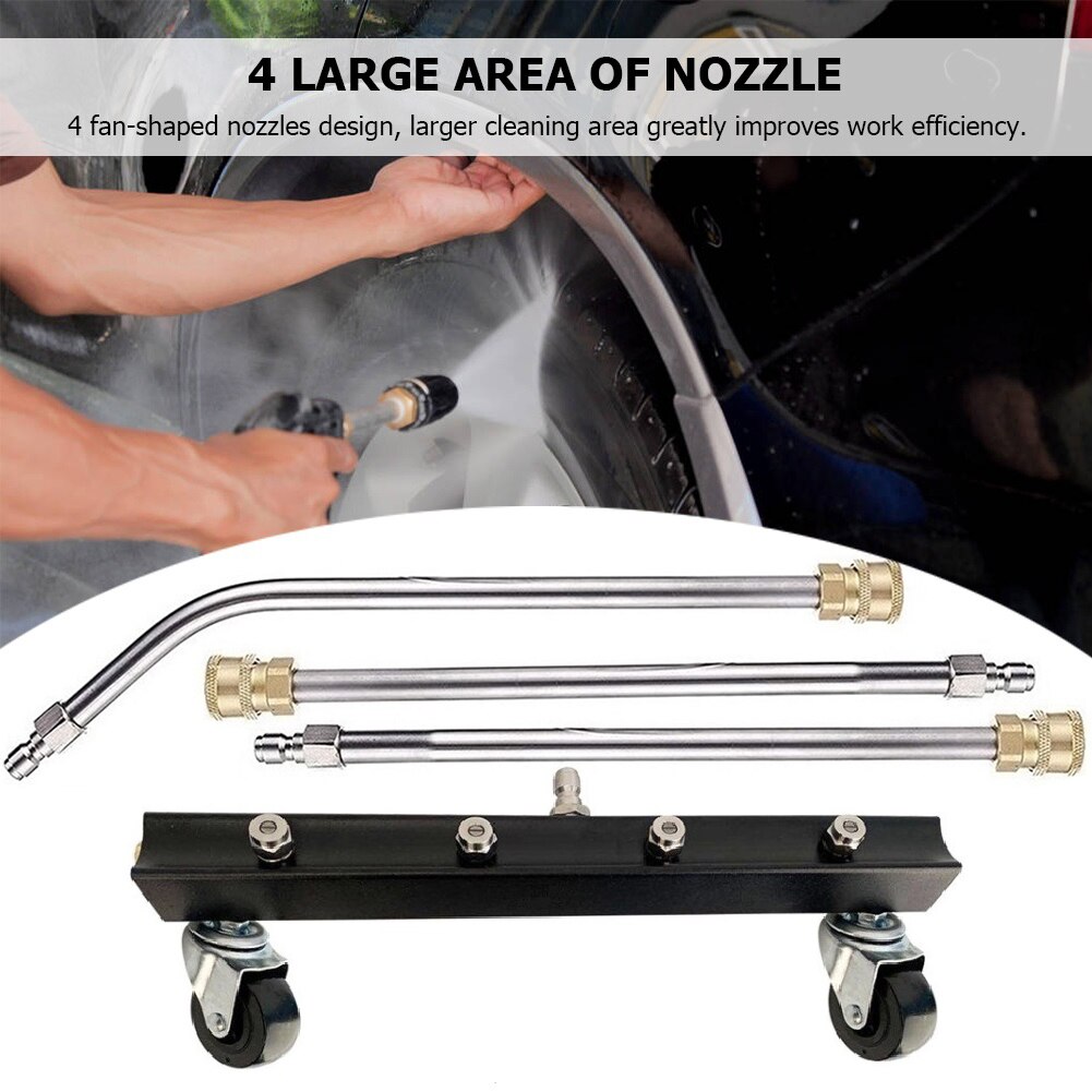 13 Inch Hogedrukreiniger Onderwagen Cleaner 1/4 Qu... – Grandado