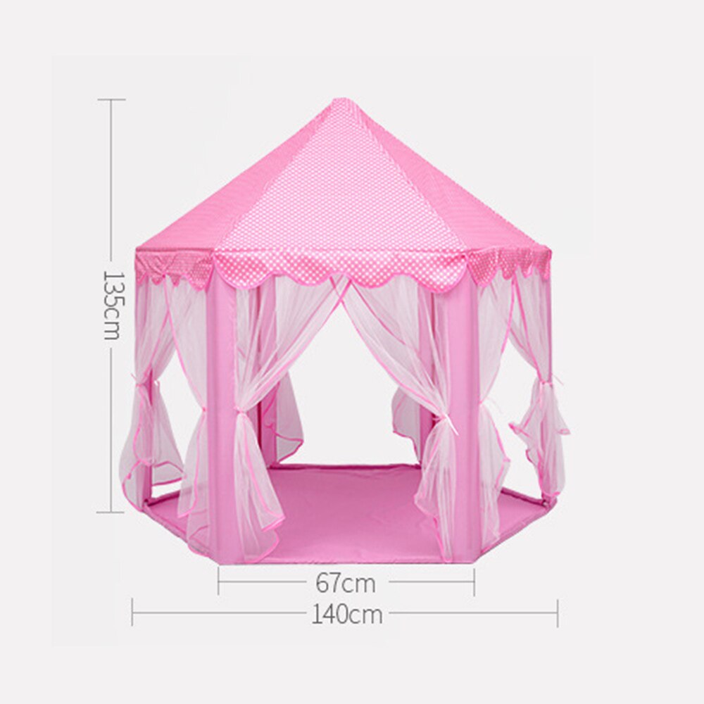 Girl Princess Castle Tents Portable Children Outdoor Garden Folding Play Tent Lodge Kids Ball Pool Playhouse