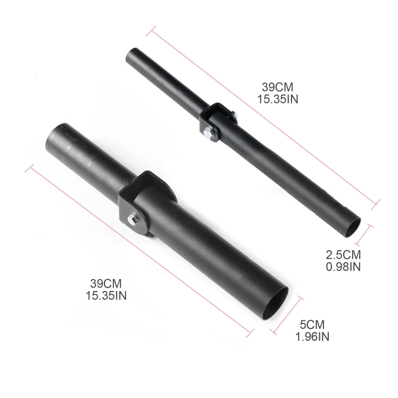 T Bar Row Landmine Attachment - for 1" or 2" Barbells - Wall Mount Rotation - Home Gym Workout Accessory