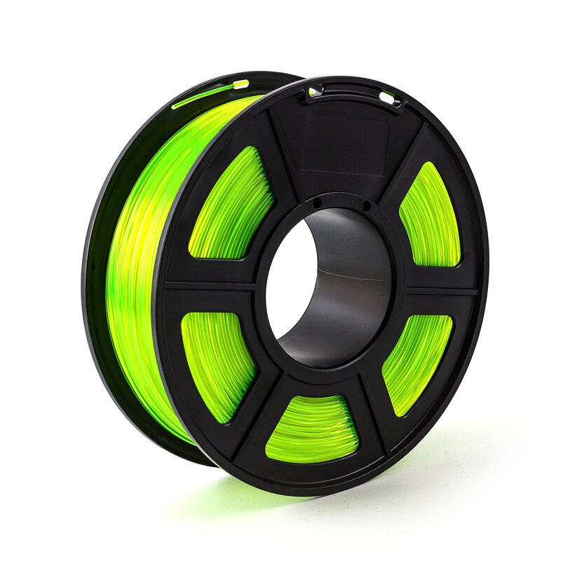 PETG Transparent Yellow 1.75mm 3D Printer Filament 1kg/2.2lbs Plastic Material for FDM 3D Printer: Default Title