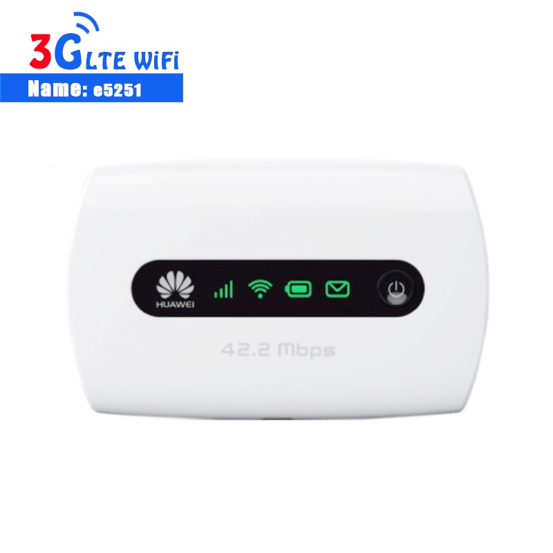 Odblokowany Huawei E5251 42.2 mb/s 3G HSPA + UMTS 900/2100MHz kieszeń routera bezprzewodowego USB