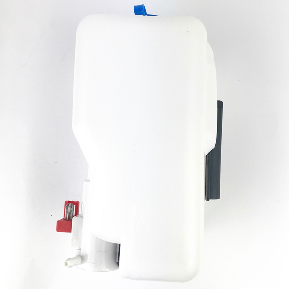 12V 1.5L Car Windshield Washer Bottle Kit Washer Pump Fluid Reservoir Bottle Wiper Washing System (Black)