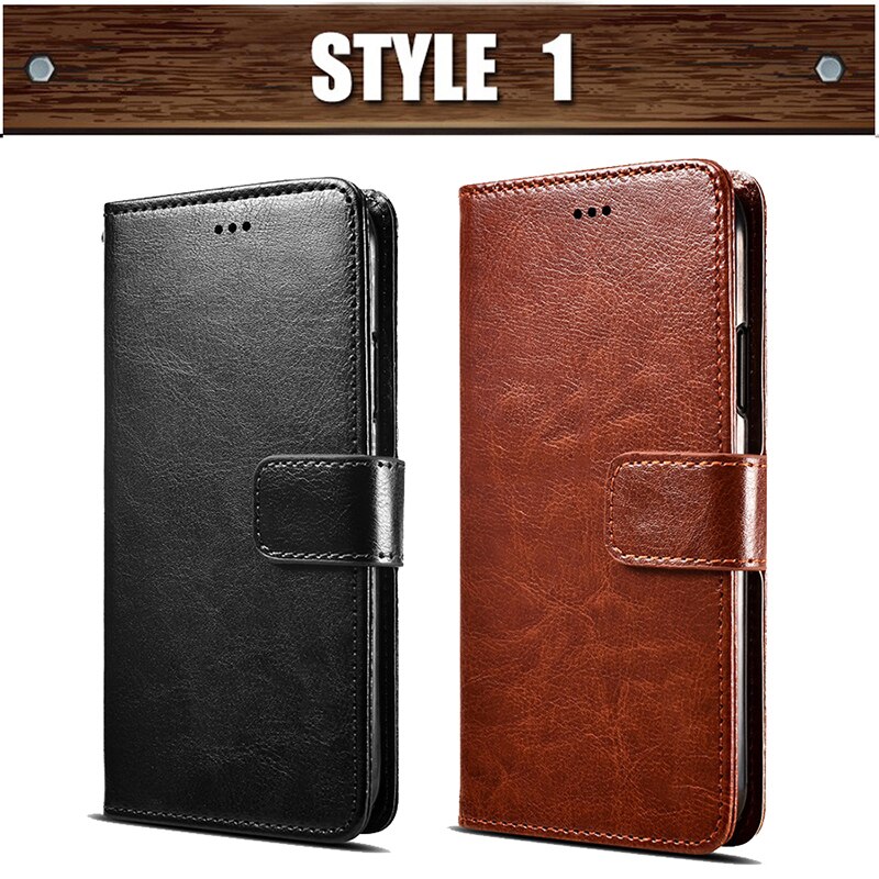 Funda de cuero Retro Para Meizu A5 M5C M710h, cubierta monedero plegable para Meizu A5, carcasa protectora de teléfono, libro