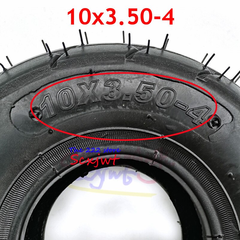 Mini moto osa 10 tuumaa 10 x 350-4 sisä- ja ulkorengas 10 x 3.50-4 putken rengas mini moto 4 tuuman pyörännapaiselle skootterille