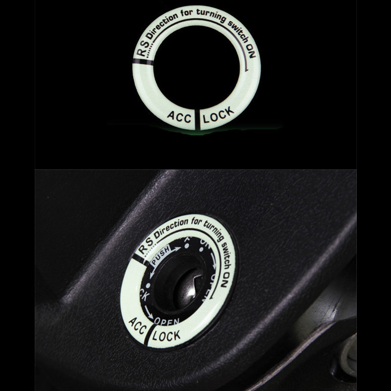 Lys tændingskontakt dæksel nøglekontakt dekoration ring til kia  k3 k4 rio ceed sportage hyundai solaris verna sonata elantra
