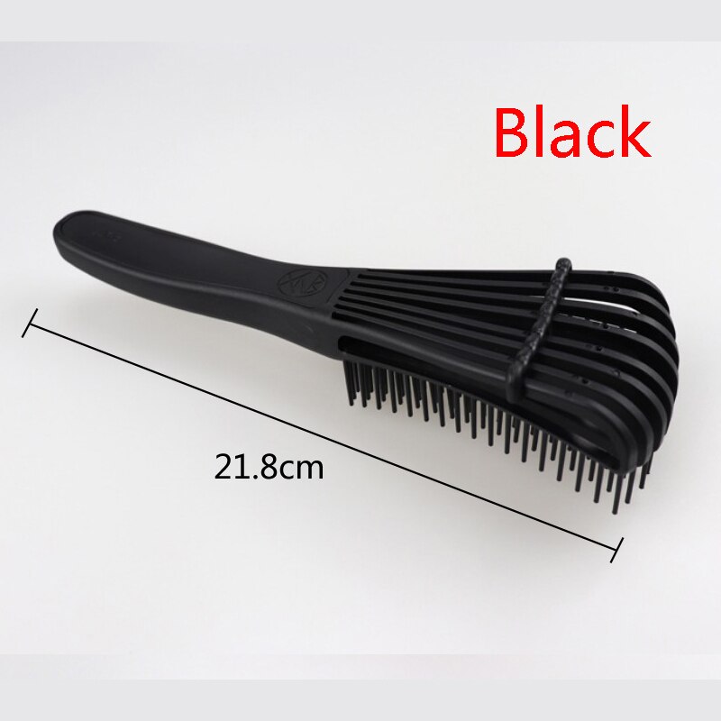 Scalp Detangling Massage Brush For Women Afro Natural Hair African 4C Kinky Curly Long Wavy Hair Scrub Styling Tool: 1pc Normal Black