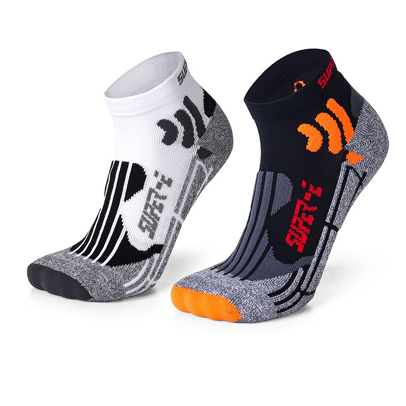 2020 nuovi Sport Calzini e Calzettoni degli uomini Della Caviglia Corsa E Jogging Calzino di Sport Ciclismo Basket Best Da Ginnastica Da Trekking Sci Hockey Termico Calzini E Calzettoni commercio all'ingrosso: 2 pair white black