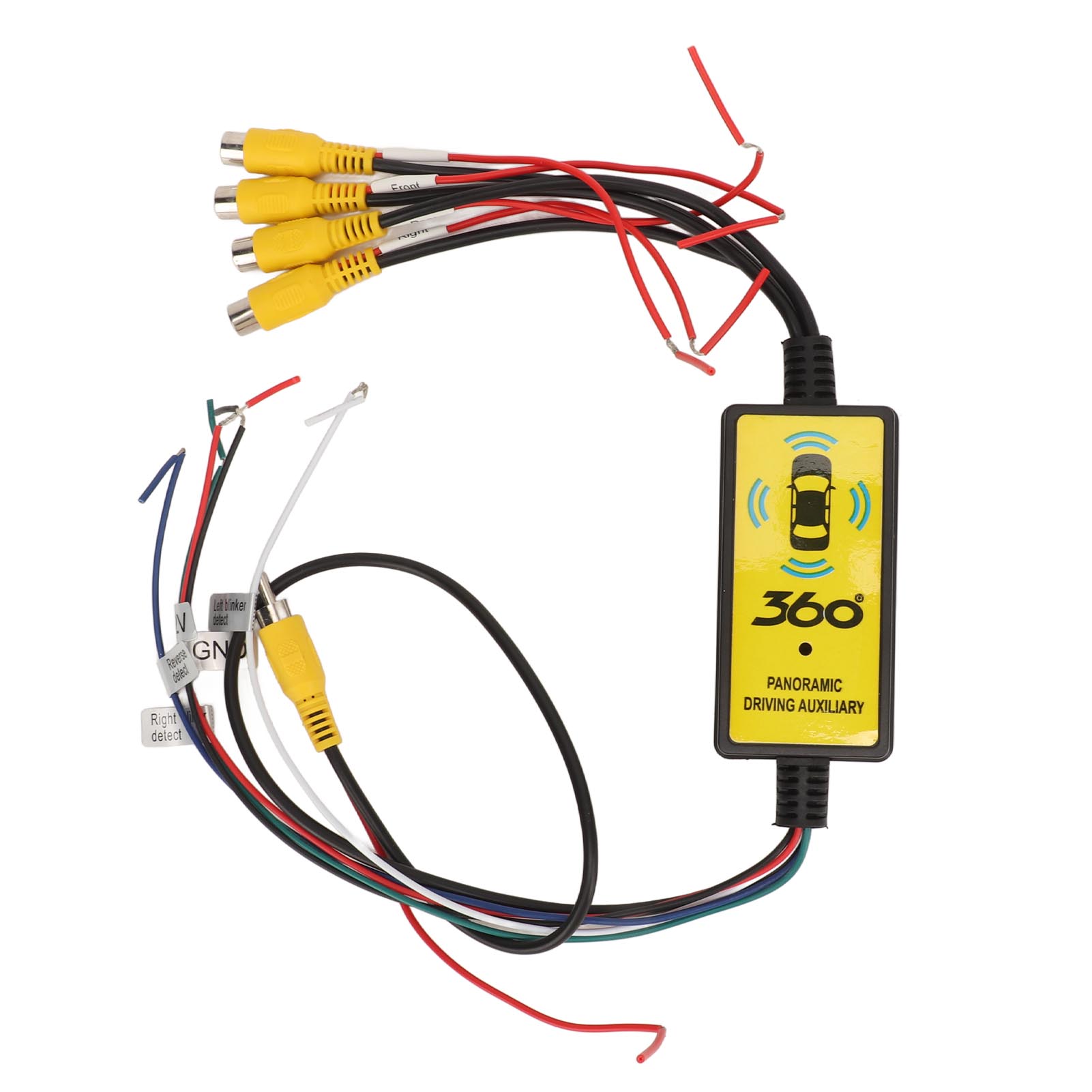 Interruptor divisor de cámara de respaldo de coche, convertidor de conmutador de Video inteligente con Control remoto, 4 entradas y 1 salida
