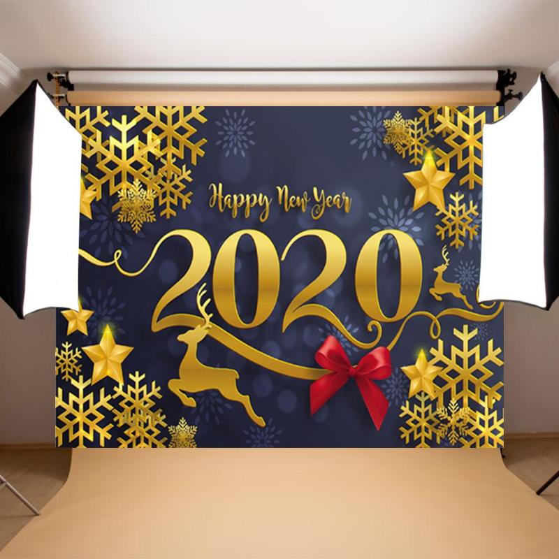 0.9 x 1.5m kerstachtergronddoek, fotodoek, realistisch/cartoon feestfotostudiostof, decoratie-accessoires