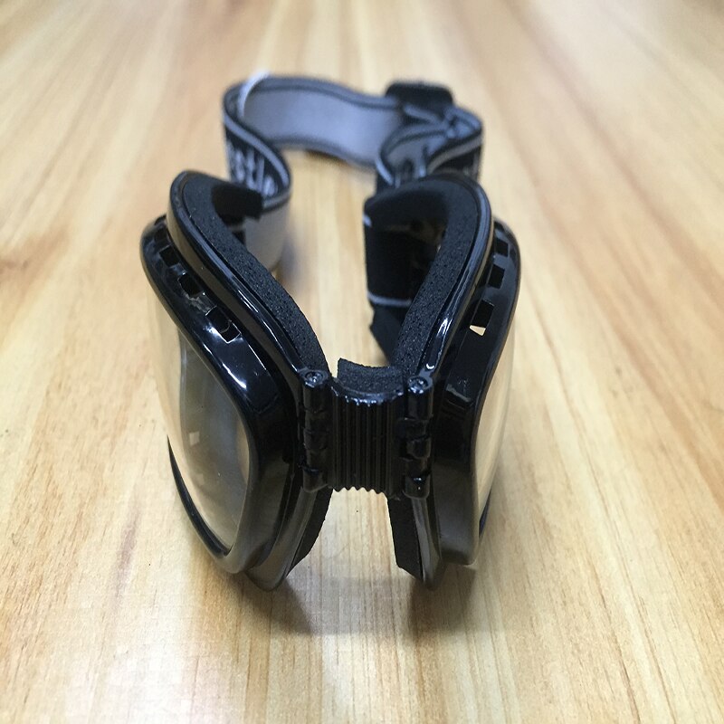 LEILIN protective goggles Foldable Sponge frame Comfortable cycling glasses Transparent models Anti-UV Anti-shock goggles